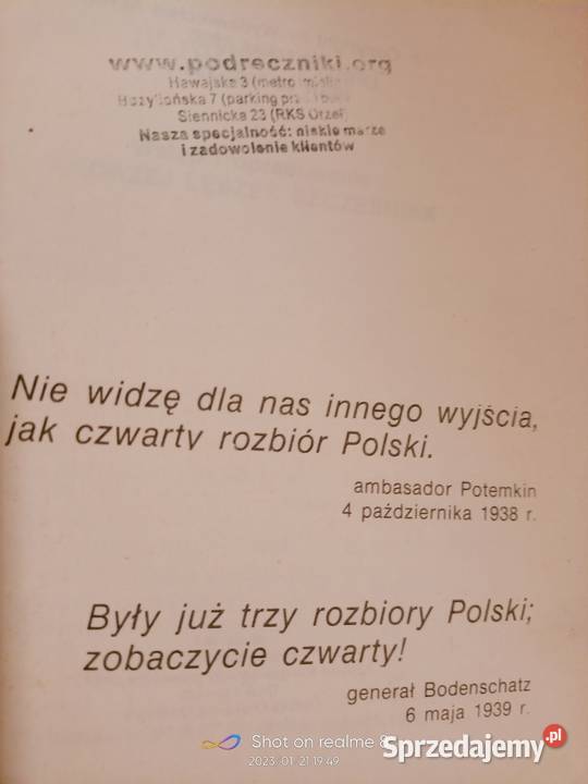 Zmowa czwarty rozbiór Polski książki Warszawa historia, archeologia