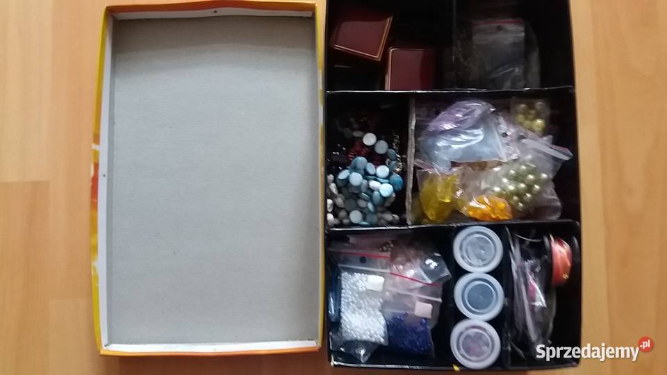 Koraliki i inne elementy do tworzenia biżuterii