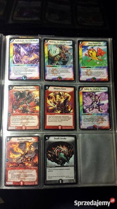 Unikatowe karty DUEL MASTERS Warszawa
