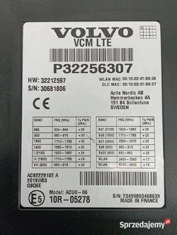 MODUŁ VCM P32256307 Volvo XC 90 II 2015