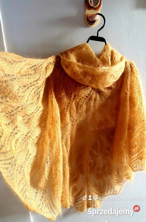 chusta robiona na drutach Zamość sprzedam