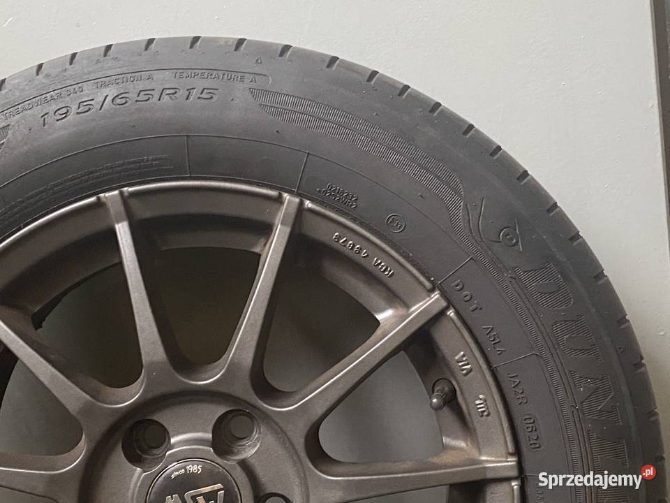 felgi Dunlop grafitowe R15 5x100 opony