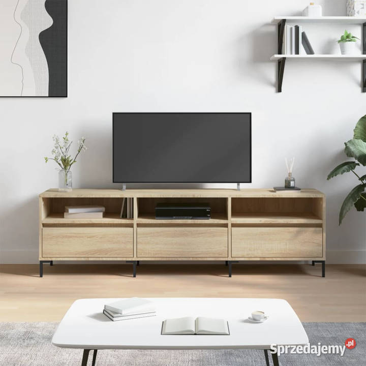 Szafka pod TV dąb sonoma 150x30x445 WM831287 Warszawa