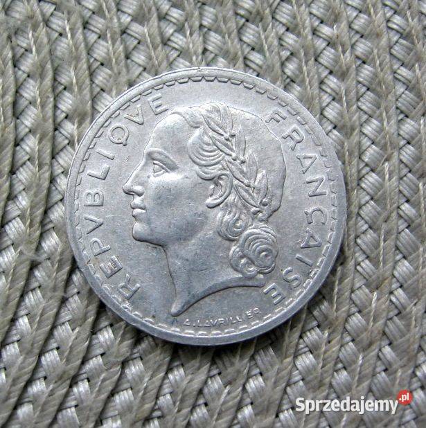 Francja 5 Frank 1945r Kalisz