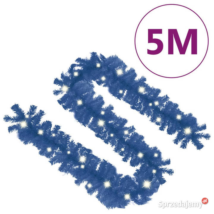 Girlanda świąteczna z lampkami LED 5 m niebieska sprzedam
