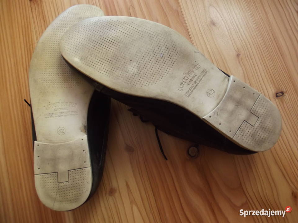 Buty półbuty męskie czarne skóra rozmiar 42 Piekary Śląskie