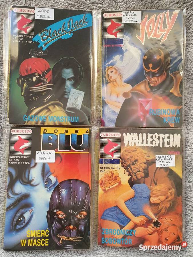4 komiksy z wydawnictwa Rekin pomorskie Gdynia