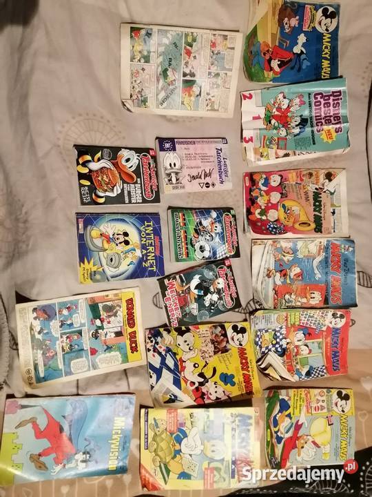 komiksy kaczor donald i myszka miki 1952 Komiksy dolnośląskie Legnica sprzedam