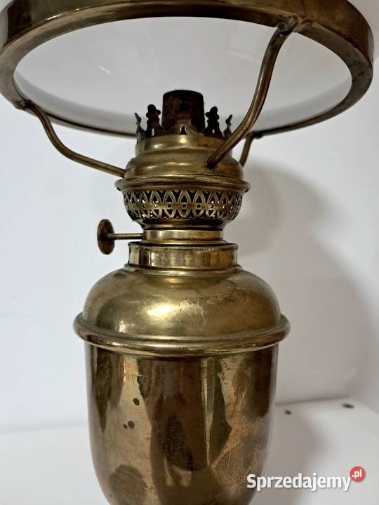 Lampa naftowa mosiężna Nowy Dwór Gdański sprzedam