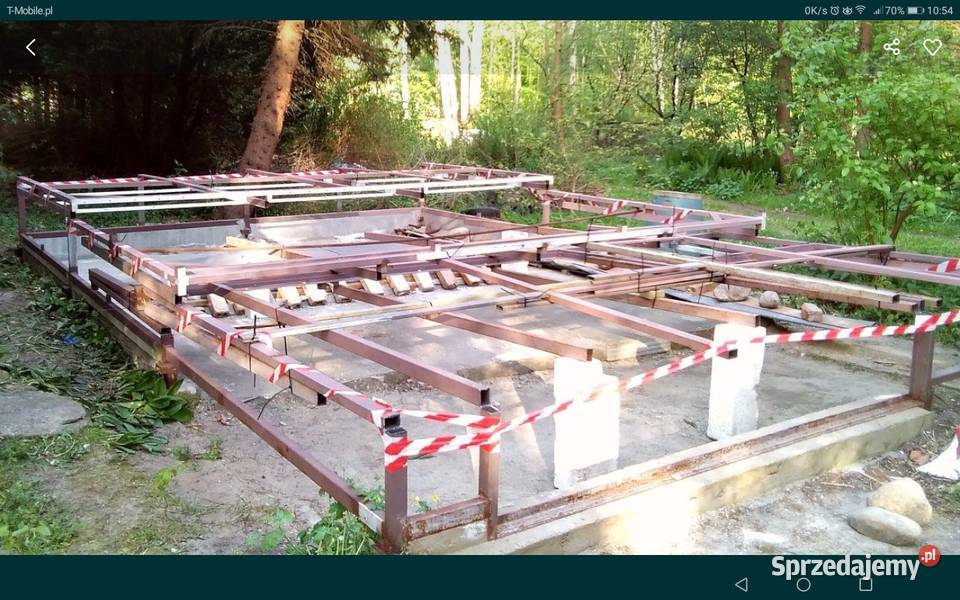 Konstrukcja solidnego garażu blaszanego 35m2 łódzkie