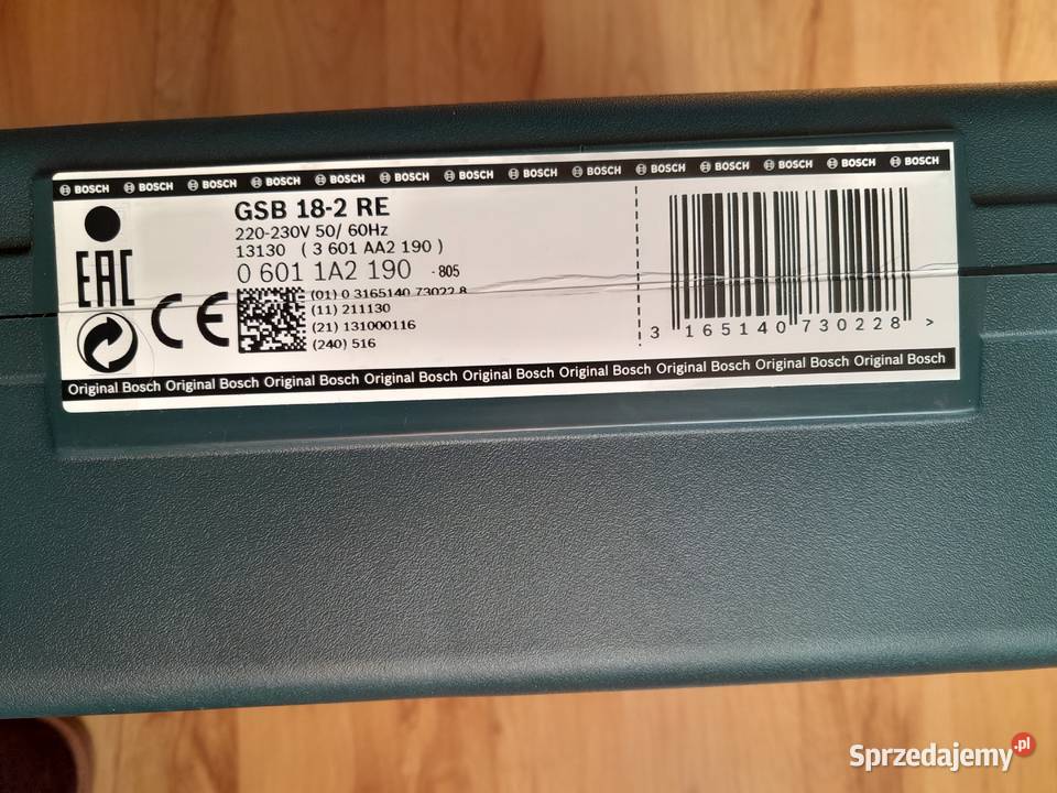 Wiertarka udarowa BOSCH GSB 182 RE nowa Polkowice