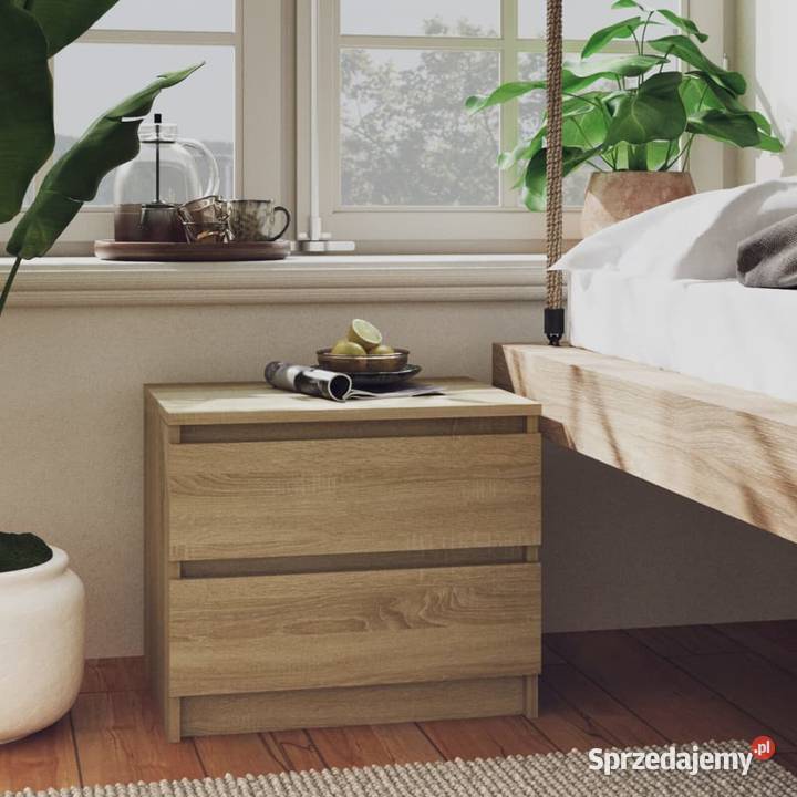 vidaXL Szafki nocne 2 dąb sonoma 50x39x435