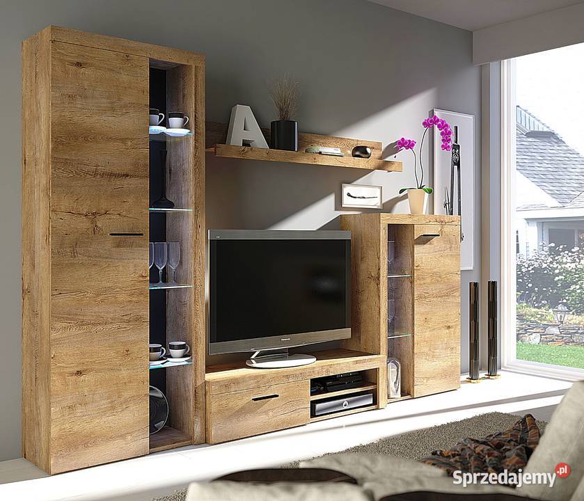 Meblościanka L270 z szafą dwudrzwiową Katowice