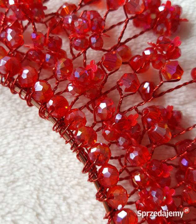 Opaska do włosów korona tiara cyrkonie koraliki Szczecin