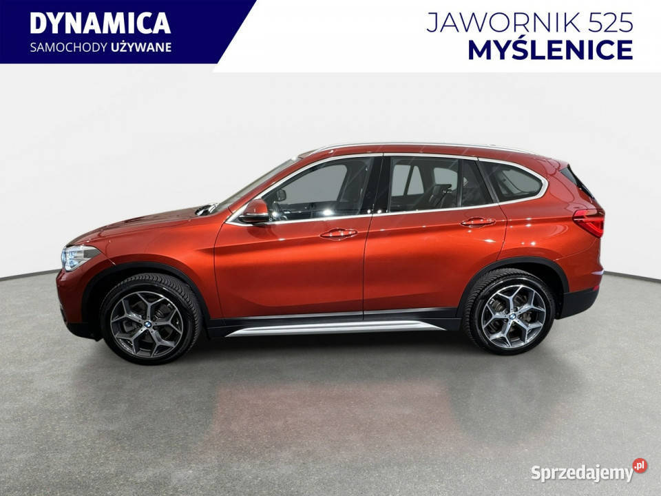 BMW X1 xdrive20d 190 automat 2019 r przebieg 108 kurtyny powietrzne Myślenice sprzedam