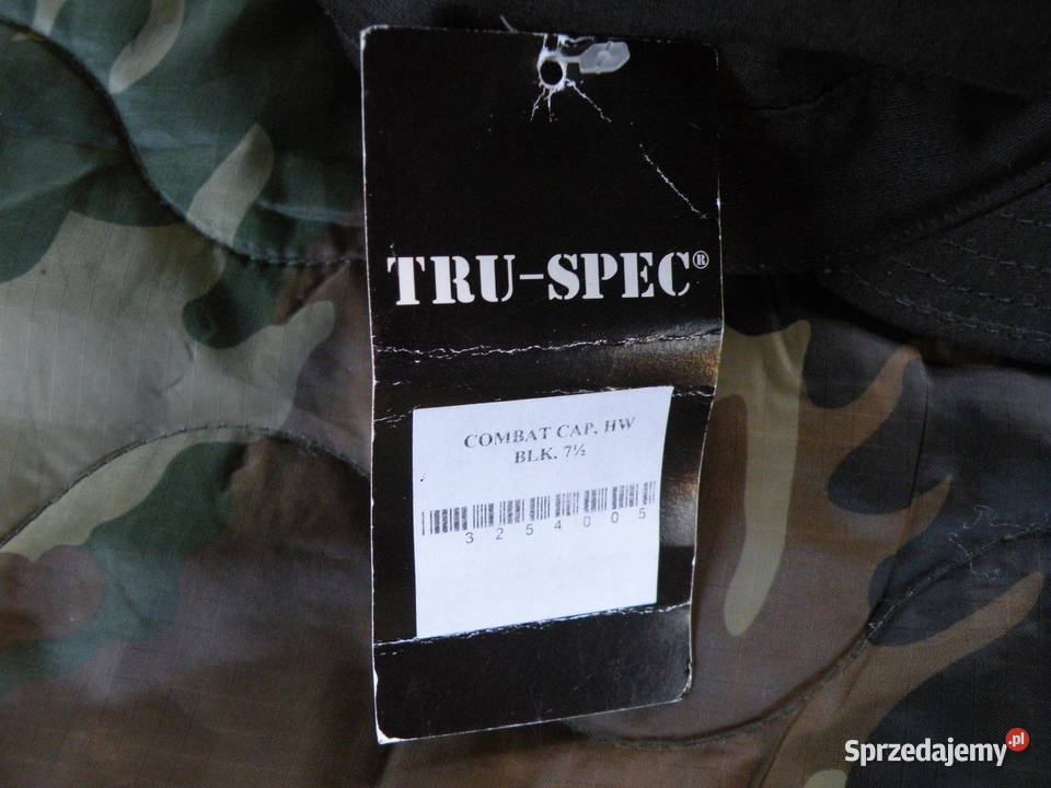 Czapka patrol cap TRU SPEC 7 12 czarna dolnośląskie