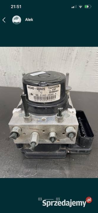 Pompa ABS Toyota YARIS III 445400D020 Morąg