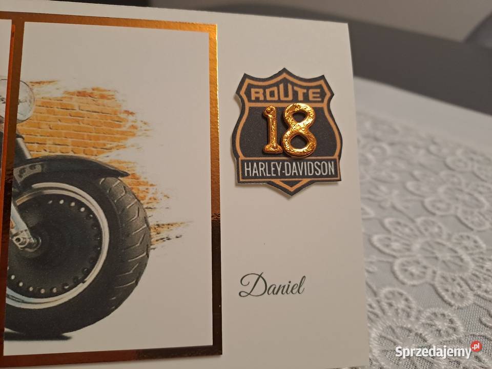 Kartka z okazji 18 urodzin w kopercie Strzebiń