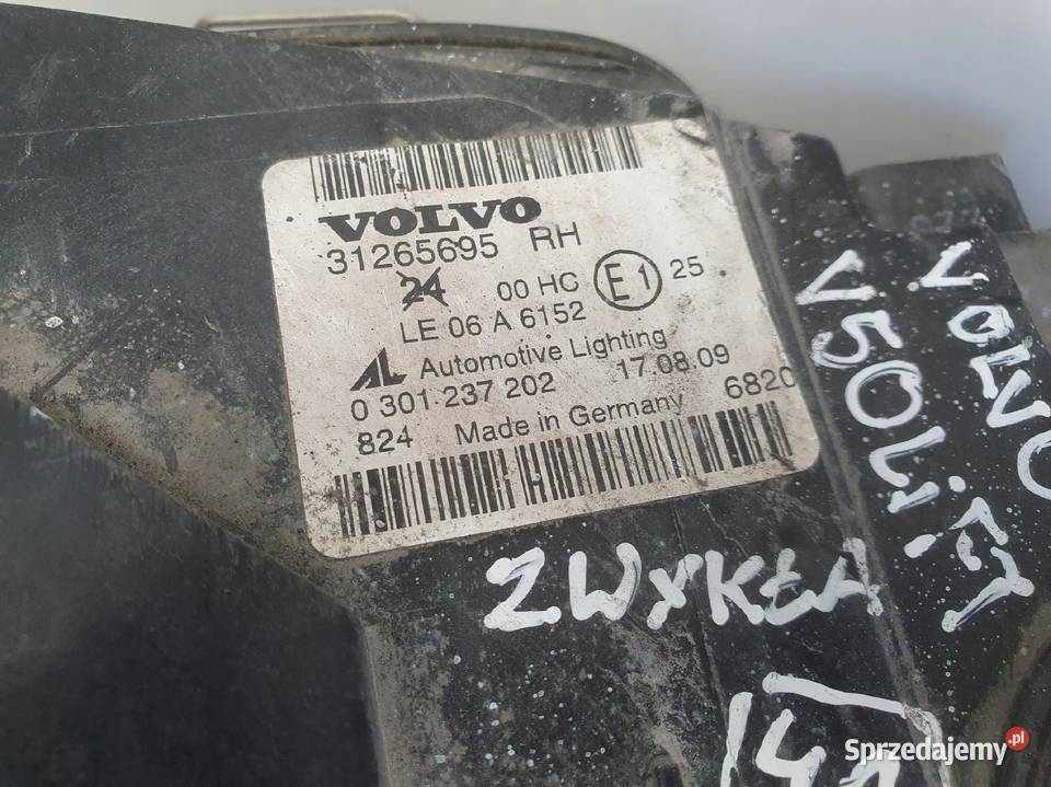 Volvo S40 II V50 LIFT PRZEDNIA LAMPA PRAWA prawy Janów sprzedam
