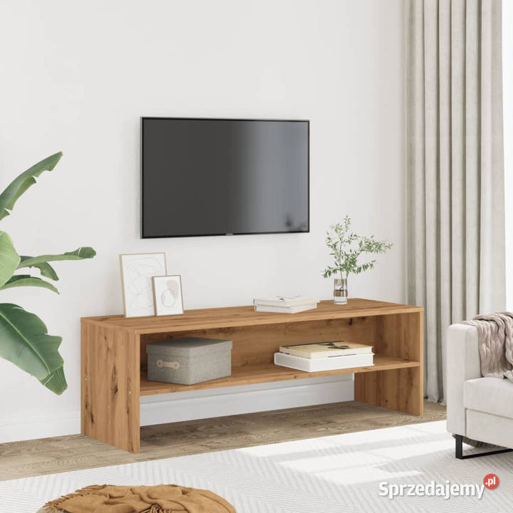 Szafka pod TV dąb artisian 120x40x40 WM855767 Warszawa