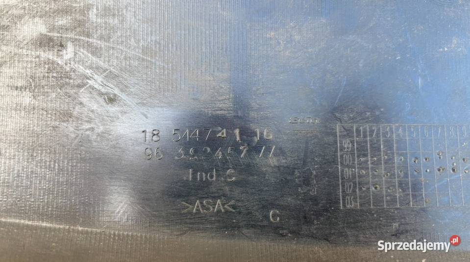 OSŁONA PASA PRZEDNIEGO PEUGEOT 607 9639245777 Międzychód
