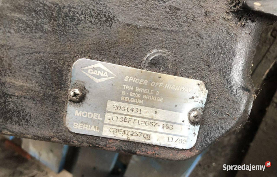 Claas Targoskrzynia biegówClaas Targo K60 Jastrzębniki