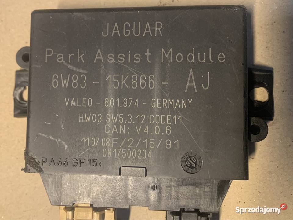 6W8315K866 moduł parkowania PDC jaguar xf x250 Komputery Szczecin sprzedam