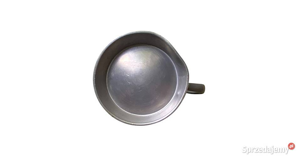 Stary cynowy kufel 12 pinta z oznaczeniami Warszawa