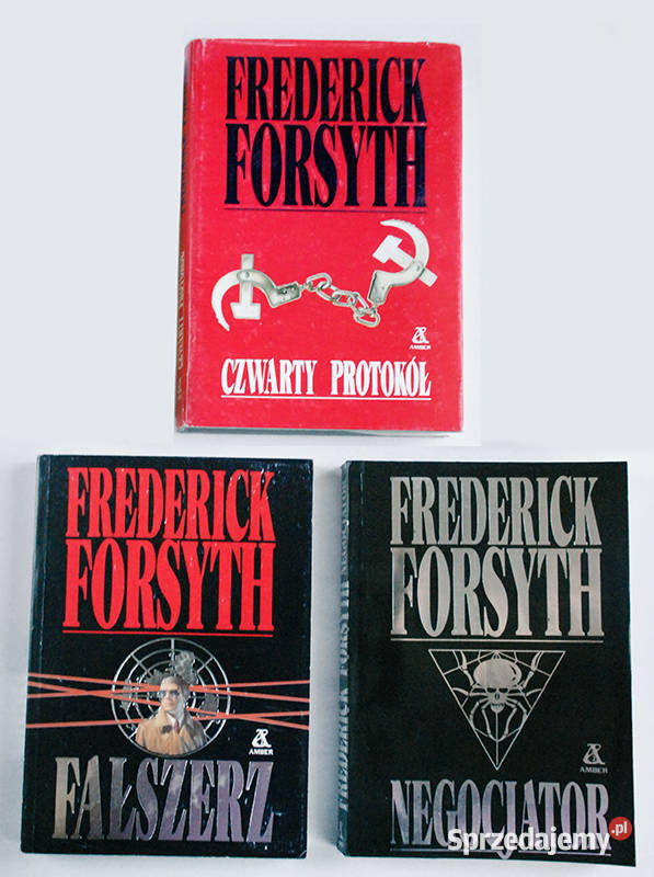 Frederick Forsyth 3 książki łódzkie Łódź