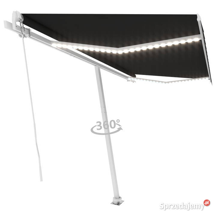 Ręcznie zwijana markiza z LED 400 x 350 Warszawa