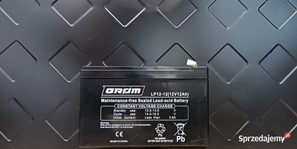 Akumulator żelowy GROM 12V 12Ah LP1212 Kalisz sprzedam