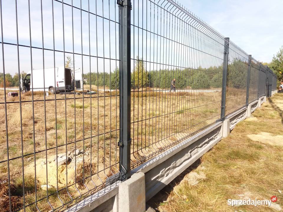 Panele ogrodzeniowe z montażem 150 123 panel Ogrodzenia i bramy Mstów