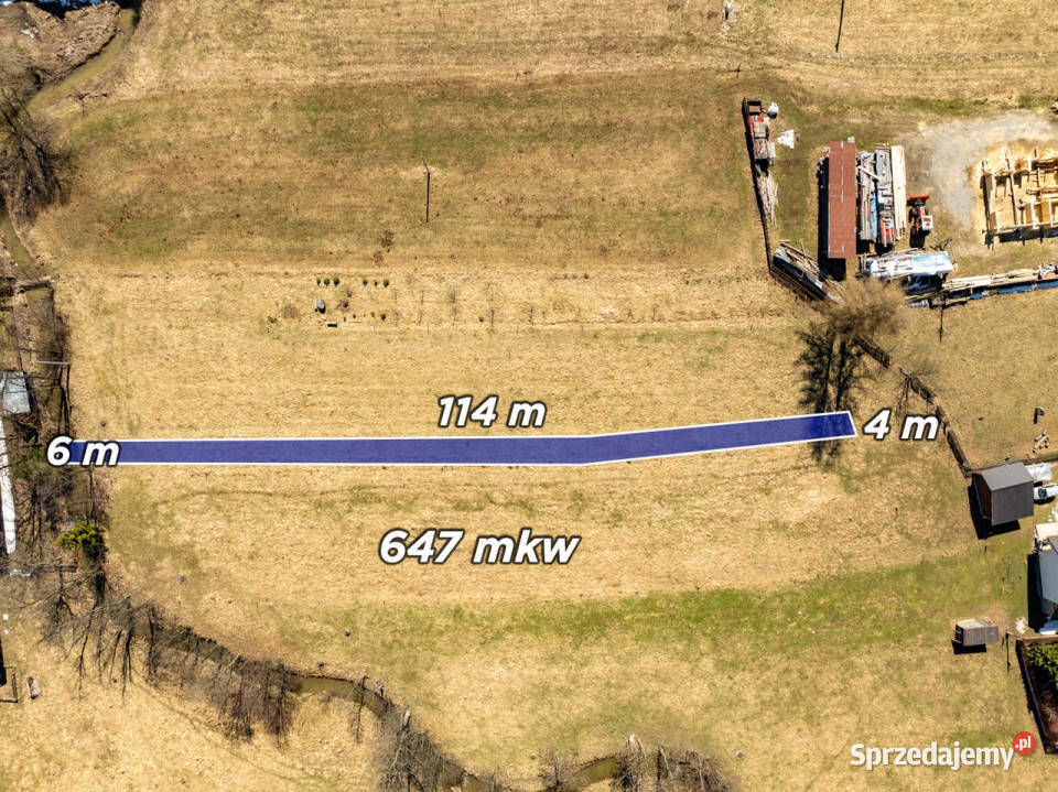 Działka Budowlana Chochołów 647m2