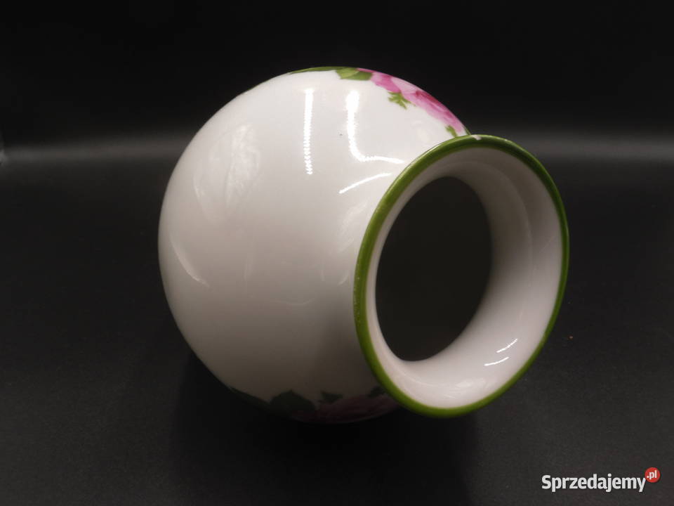 Porcelanowy wazon w róże Thomas Raszków