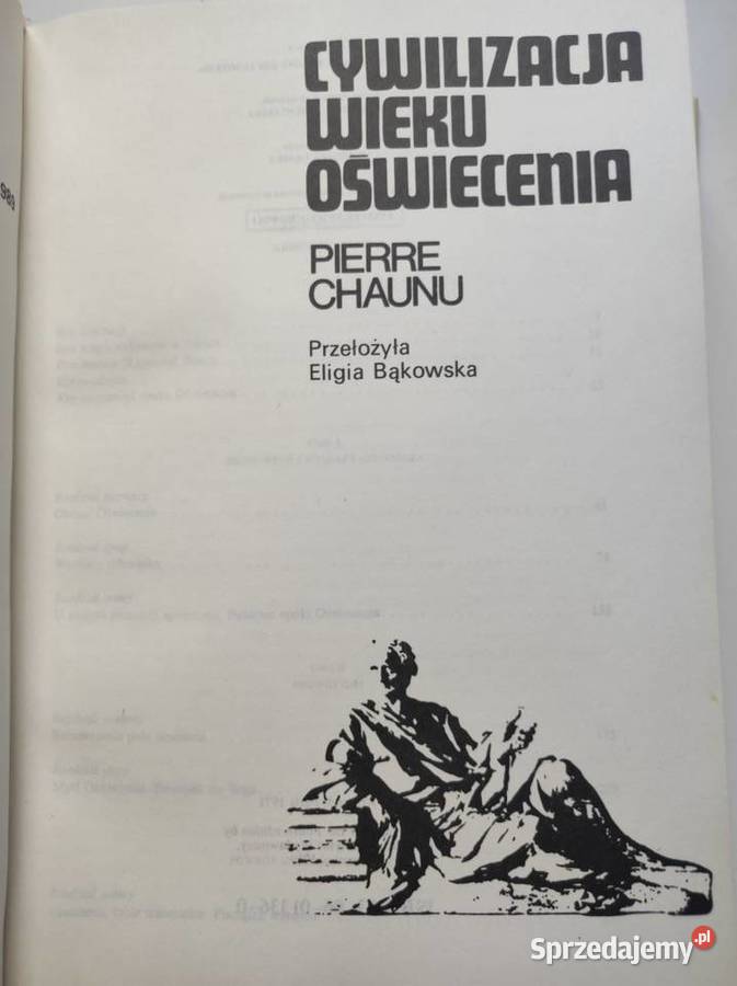 Pierre Chaunu Cywilizacji wieku Oświecenia