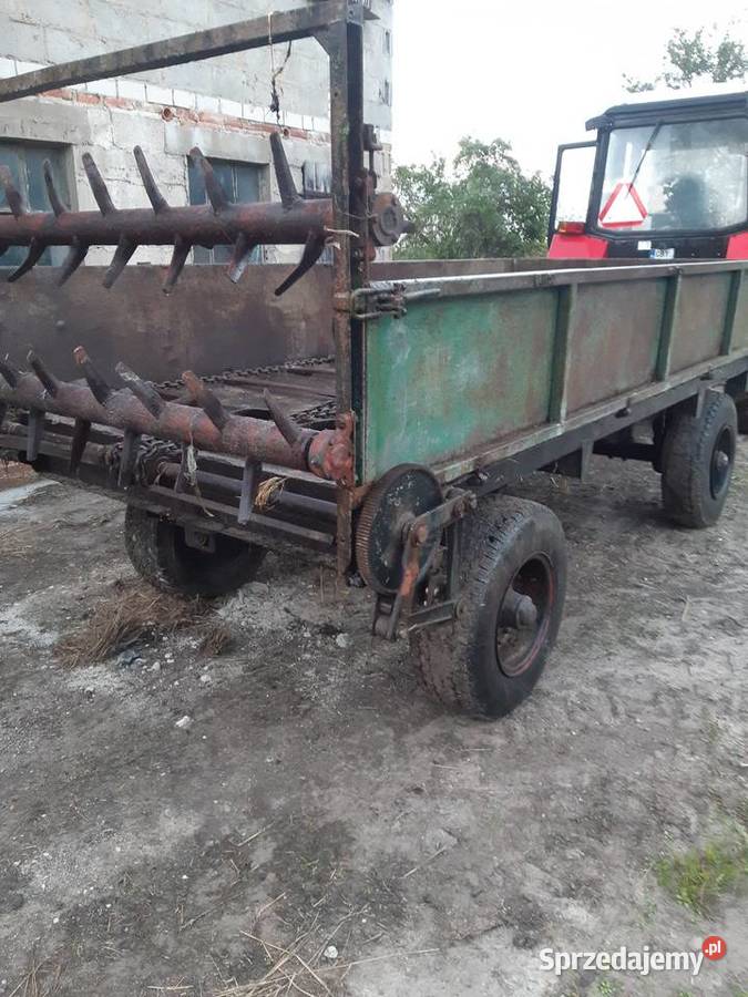 Rozrzutnik obornika dwuosiowy Pług waga sprzedam