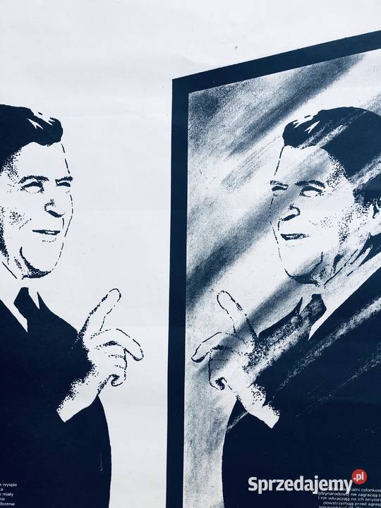 Plakat Dwa oblicza prezydenta Łowicz