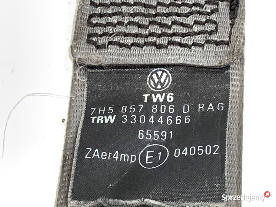 PAS BEZPIECZEŃSTWA PRAWY PRZÓD VW TRANSPORTER T5 sprzedam