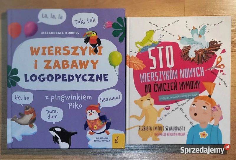 Wierszyki i zabawy logopedyczne Sto wierszyków Ząbki