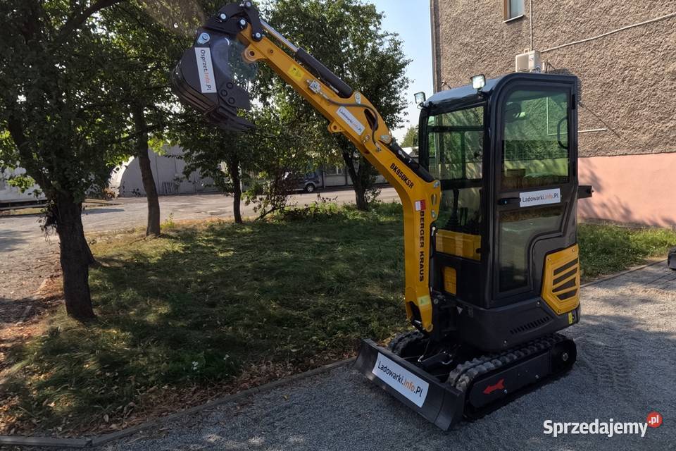 MINIKOPARKA Berger Kraus BK950KSR kabina Silnik Zielona Góra sprzedam