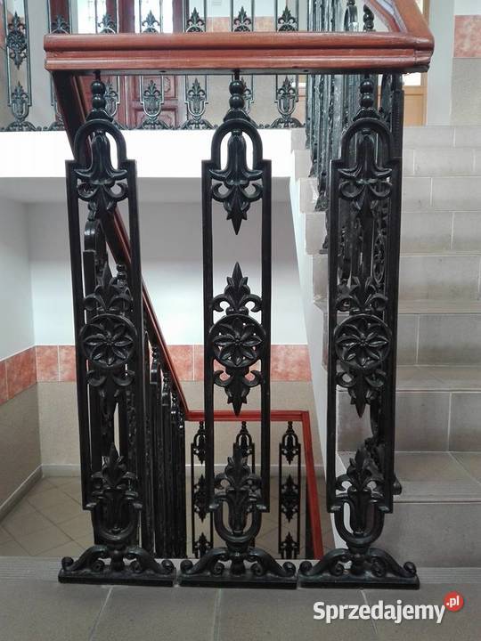 balustrada tralka schody żeliwna balustrade h83 Gołdap sprzedam