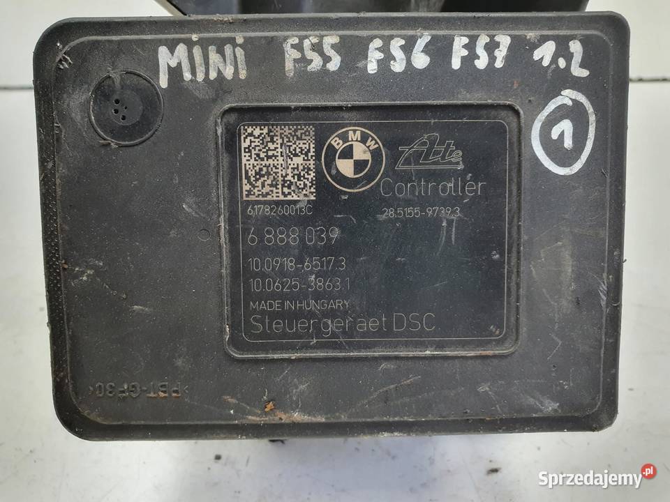 Mini F55 F56 F57 12 POMPA ABS hamulcowa 6888039 Chełm sprzedam