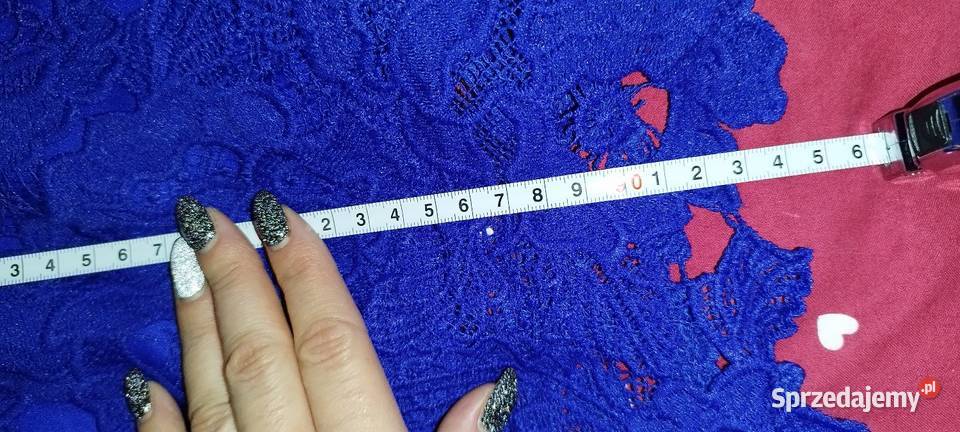 Sukienka koronka chabrowa łódzkie Sulmierzyce