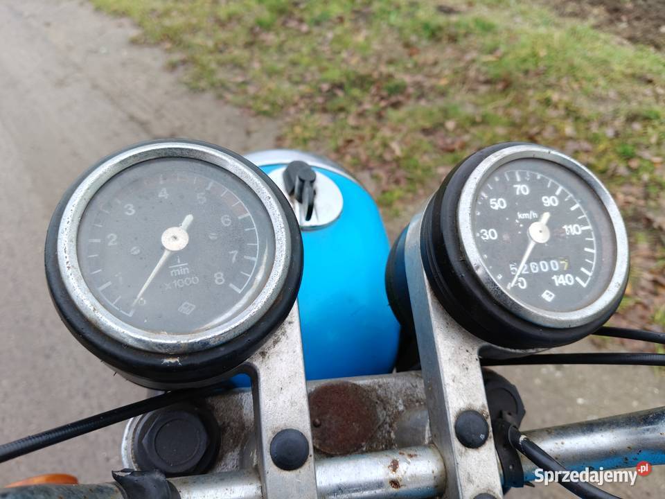 MZ TS 125 DE LUXE 1985r z dokumentami do nieuszkodzony