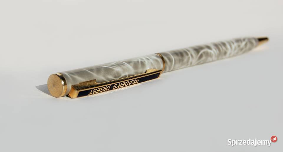 Długopis marmurkowy vintage Readers Digest 90