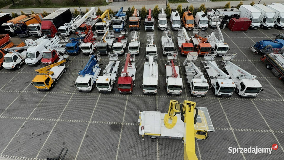 Mercedes Atego Zwyżka WUMAG WT 170 17m w bok 12m tachograf świętokrzyskie Widełki