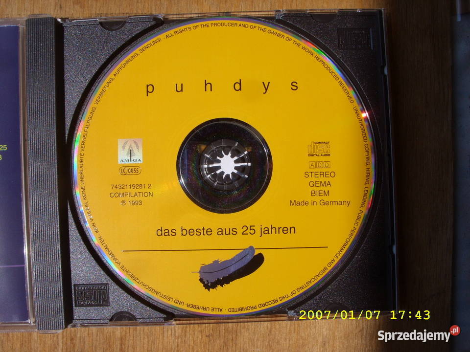 Rock plyta CD PUHDYS 3 plyty CD Wołów