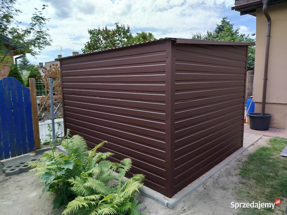 Wiatka ogrodowa GARAŻ BLASZANY Domek Ogrodowy Nysa