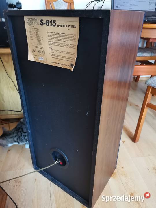 SANSUI S815 Biały Kruk z USA 30 Bas Studyjna Słuchawki i głośniki Krzyż Wielkopolski sprzedam