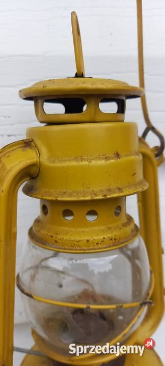 Lampa naftowa olejowa żółta Małkinia Górna sprzedam